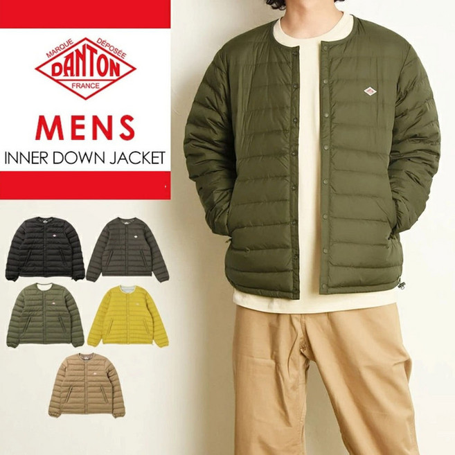 단톤 크루넥 이너 다운 경량 재킷 남성 2025FW DT-A0025RRT
