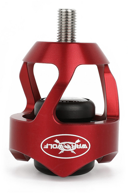 1PC 양궁 밸런스 바 안정기 볼 보우 라이저 댐퍼 충격 흡수 장치 진동 리 커브 복합 활 사냥 사격 훈련, 03 빨간, 1개