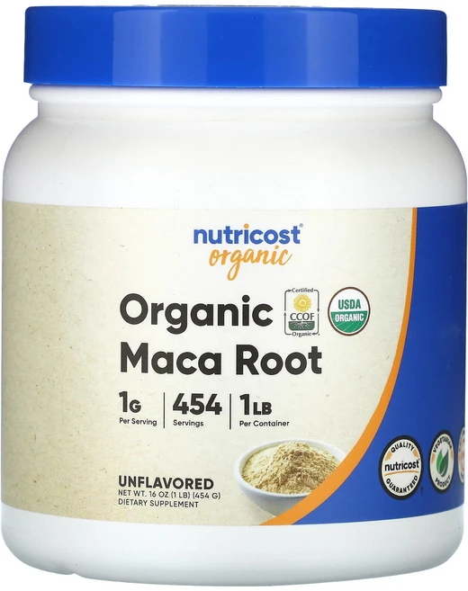 몸관리하세요 겨울입니다 Nutricost 유기농 마카 뿌리 분말 무맛 454g(16oz) 특별관리진행, Nutricost유기농마카뿌리분말무맛454g16oz, 454g, 1개 - 쿠팡