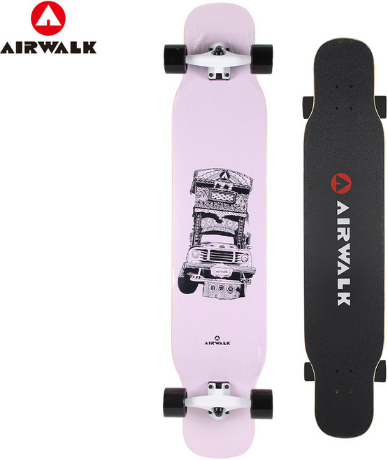 [Airwalk] 에어워크 스케이트보드 46인치 (인디언핑크), 핑크, 1개