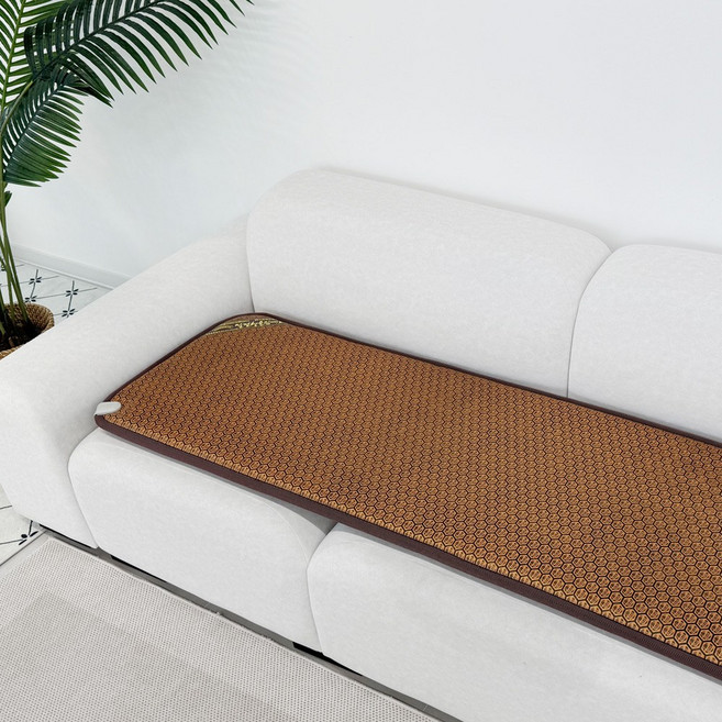 (주)한일의료기 초절전형 소파 침대 온열 쇼파용 전기방석, 육각황토, 5단 대형