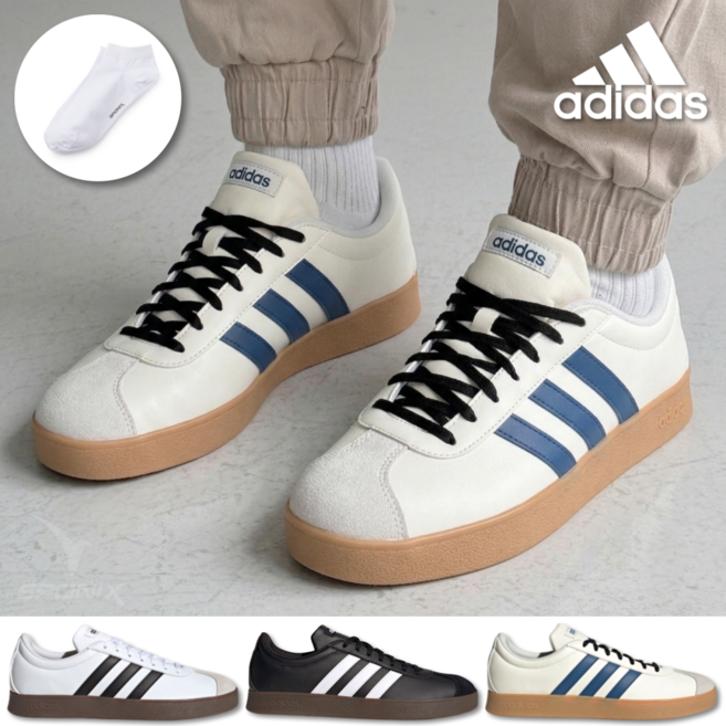 (매장정품) 아디다스 코트 베이스 삼바 스니커즈 남성 여성 운동화 신발 스포닉스 양말 세트