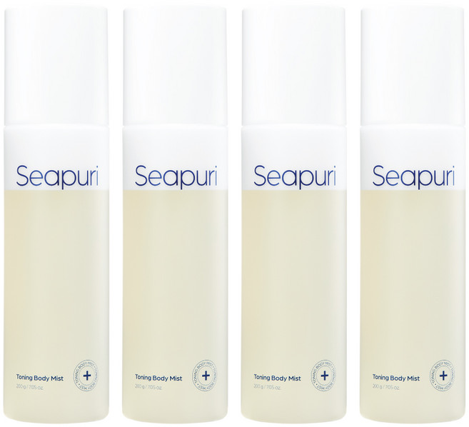 씨퓨리 토닝 바디 미스트 비타민C 미스트, 4개, 200ml