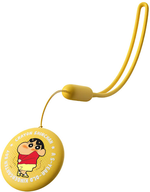 락 크레용 신짱 무선 위치추적 분실방지 태그, 1개, 노란색