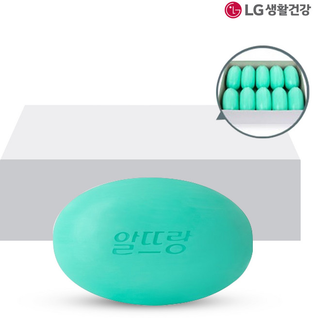 알뜨랑 세면비누 그린, 130g, 10개입