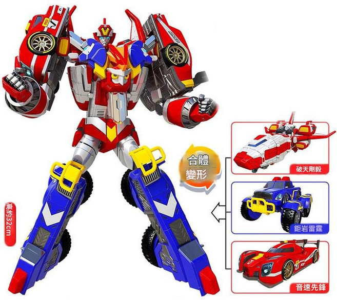 TOBOT MASTER V ULTIMATE 銀河戰王 變形機器人, 三合體, 1個