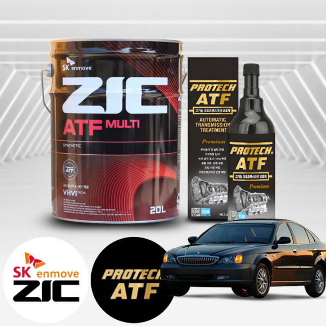 쉐보레 매그너스 2.0(6기통) 가솔린 지크 ATF 멀티 미션오일 20L+프로텍 미션보호제