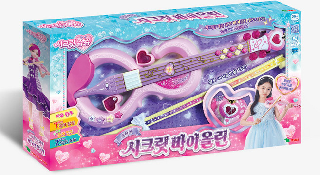 시크릿쥬쥬 로사의 시크릿 바이올린 악기놀이 장난감, 혼합, 1개