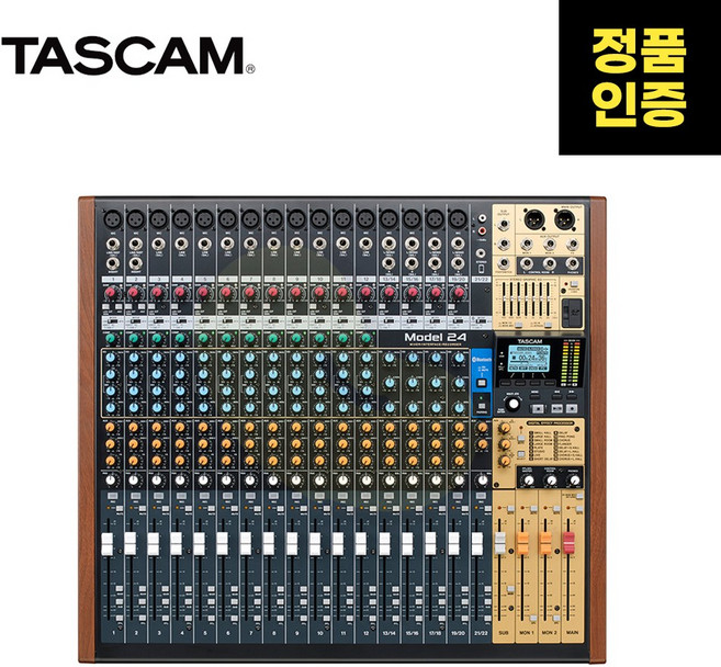 TASCAM(타스캠) Model 24 24채널 멀티트랙 라이브 레코딩 콘솔 / USB 오디오인터페이스