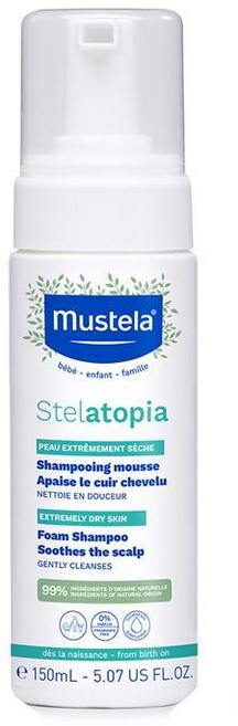 호주 무스텔라 Mustela Stelatopia Foam Shampoo 어린이 스텔라토피아 폼 샴푸, 4개, 150ml