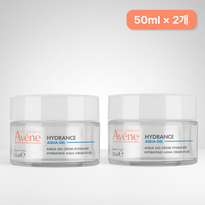 아벤느 이드랑스 아쿠아 수분 젤크림, 50ml, 2개