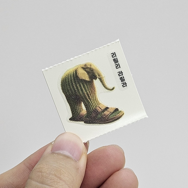 이탈리안 브레인롯 캐릭터 씰 스티커, 3팩, 랜덤