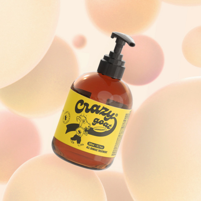 크레이지고트 손상모 단백질 헤어 트리트먼트 헤어팩, 1개, 300ml