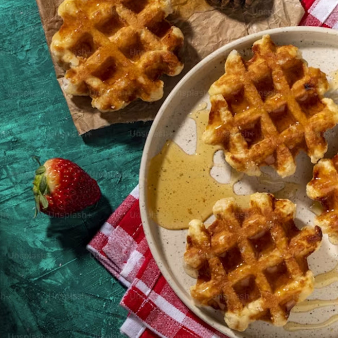 선인 고구마 와플 생지 1kg 아이스박스포장 냉동 생지, 1개