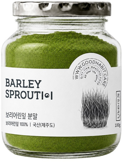 착한습관 유기농 새싹보리 분말 100g 1개외, 1개