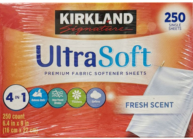 커클랜드 시그니춰 시트형 섬유유연제 대용량 / 코스트코, 2세트