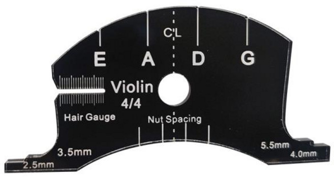 바이올린 비올라 첼로 베이스 브리지 다기능 몰드 템플릿 수리 참조 도구 4 43 41 2 1pc, violin 3 4, 1개