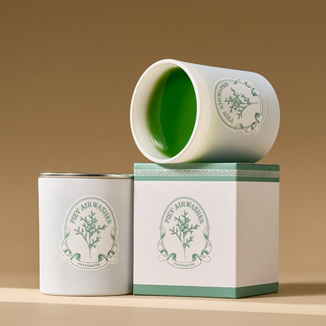 피에브 에어워셔 고체 탈취제 냄새 세균 제거 250g 피톤치드향 1개