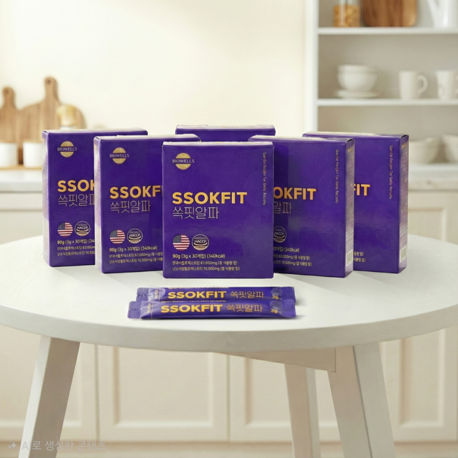 비오웰스 쏙핏 알파cd분말 식약청인증 알파시디, 6개, 30회분