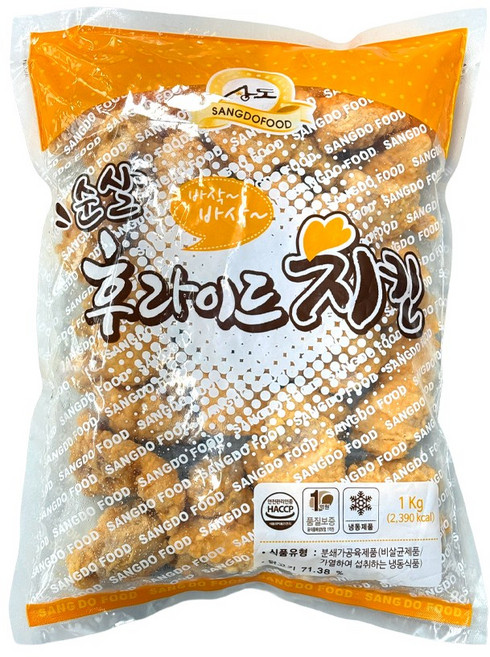 [446] 상도 순살 후라이드치킨 1kg, 1개