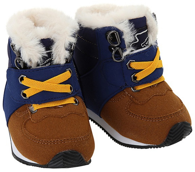 알로앤루 겨울)퍼니배색부츠(블루) 130호