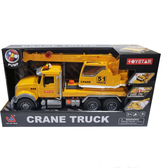 진지아토이즈 크레인 월드 중장비, 혼합색상, 1개