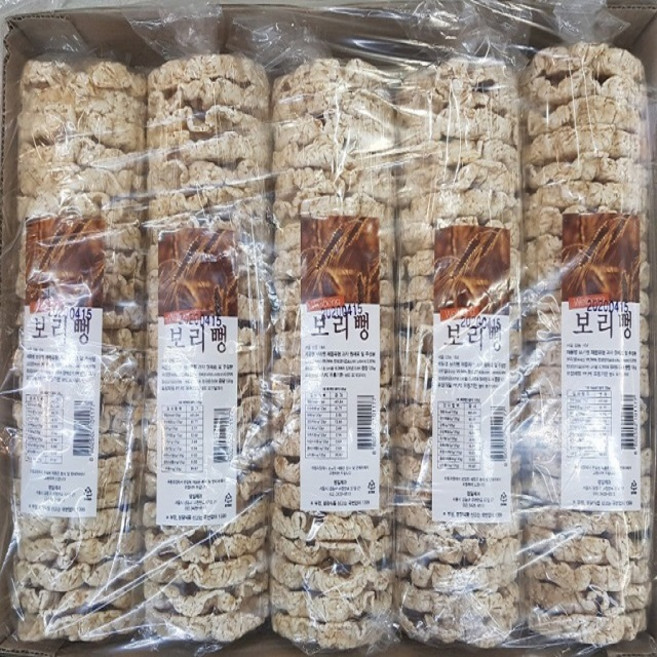 국산 보리로 만든 뻥튀기 웰빙 보리뻥 120g 10봉지 압축뻥 건강 간식, 10개