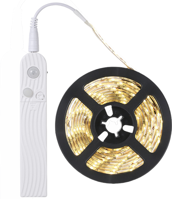 투데이리빙 led 스마트 센서 스트립 줄조명 + 리모컨 간접 조명 usb 스트링 라인 라이트 잘라쓰는 조명등 붙이는 센서등, 1개, R98636N(웜화이트 5M