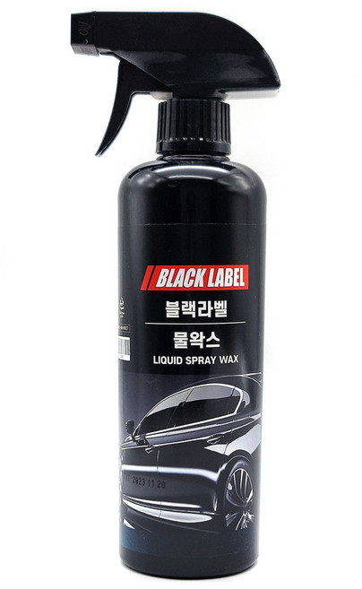 블랙라벨 차량용 물왁스 500ml 퀵디테일러, 1개
