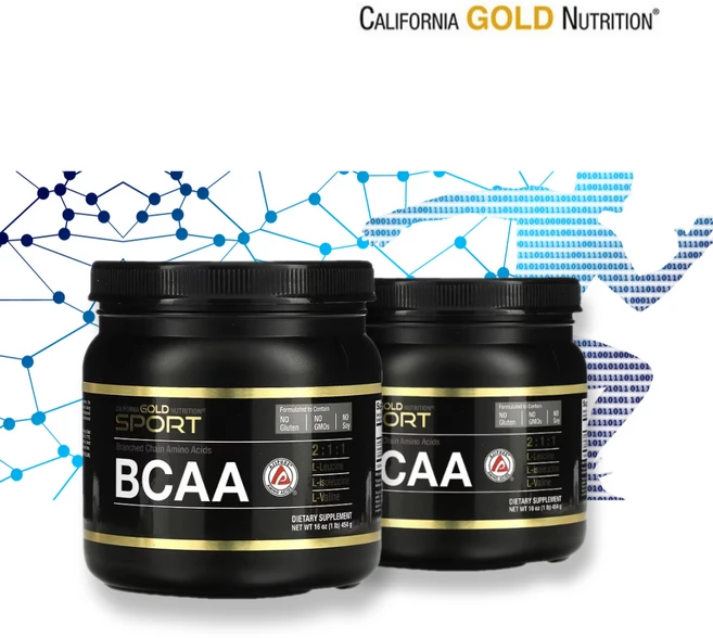 캘리포니아 골드 뉴트리션 BCAA 파우더 California Gold Nutrition BCAA Powder 454g 2개 - 쿠팡