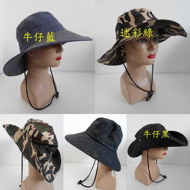 阿寄帽舖 挺款軟式布牛仔帽 - 西部帽/狩獵帽