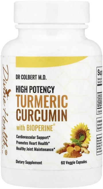 새해 첫좋은선물 Divine Health BioPerine 함유 강황 고효능 베지 캡슐 60정 제대로 할인합니다, DivineHealthBioPerine함유강황고효능베지, 1개 - 쿠팡