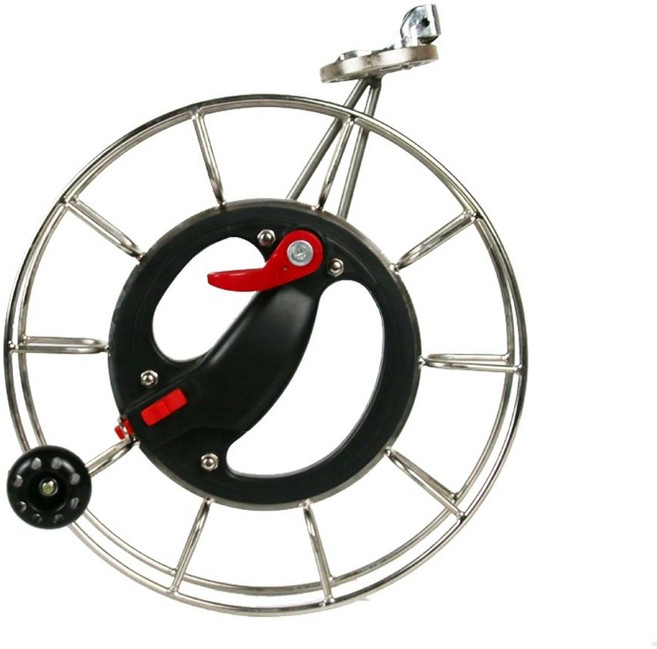 베어링 얼레 와이어 민속 놀이 연날리기 스테인리스 휠, A. 20cm 스테인리스 스틸 핸드 휠