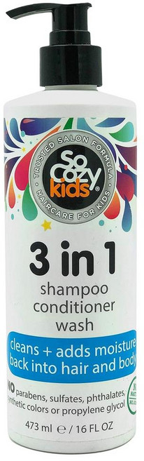 So Cozy 3-IN-1 샴푸 & 컨디셔너 & 바디워시 473ml, 2개