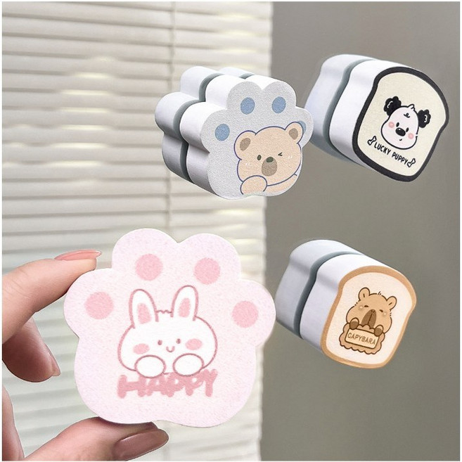 물때 제거 스펀지 클리너 거울 수전 수도꼭지 얼룩 청소 4p, 1세트