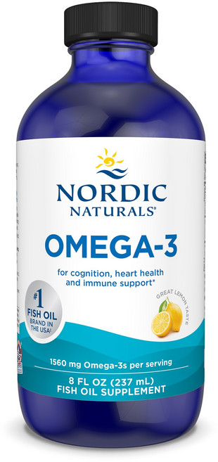 노르딕내츄럴스 오메가 3 1600mg 레몬, 237ml, 1개