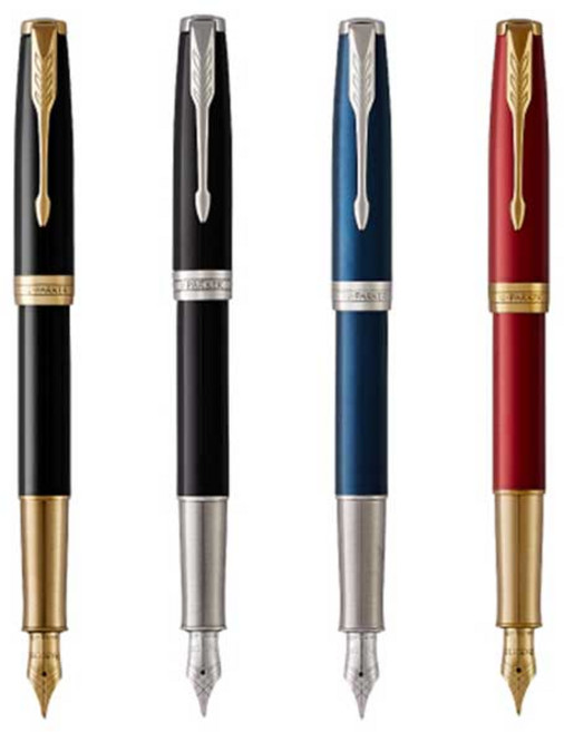 파카 소네트 락카 만년필 소장 선물, 블랙GT, 파인