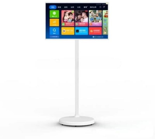 셀짐 게임룸에서 라이브 스트리밍을 터치스크린 TV 스마트 21.5인치 배터리 구동 안드로이드 스탠드