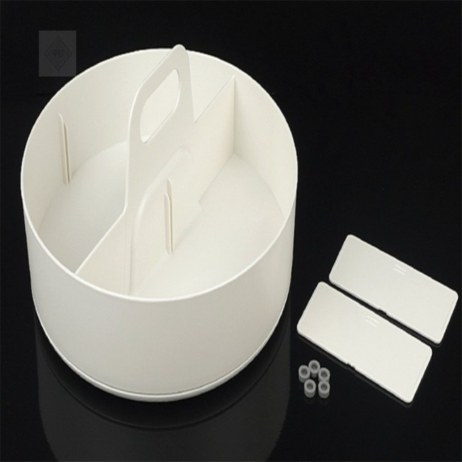 수담온 회전형 소품함 양념회전형손잡이정리함, 스모그, 1개