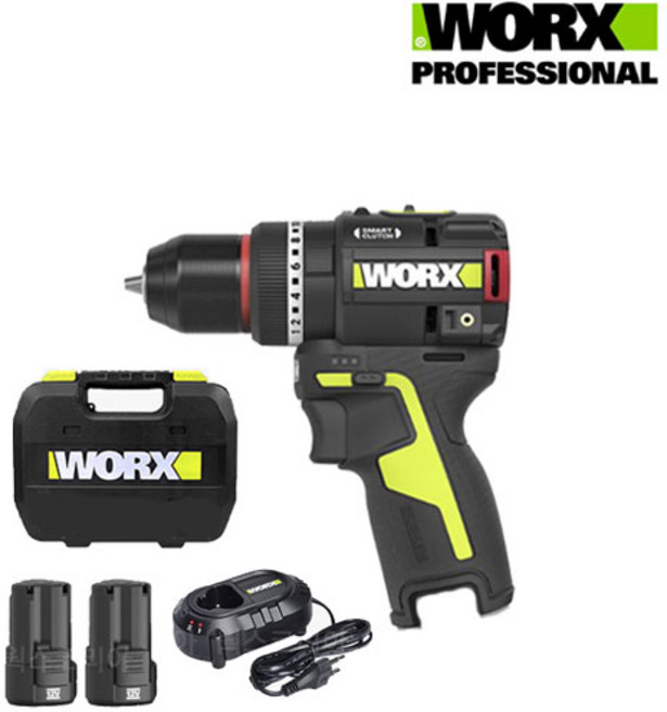 [웍스] WU135T.2 / 12V 충전 함마드릴 2.5Ah 세트 (국내정발 AS가능), 1개