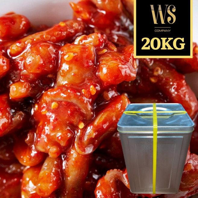 우성물산 낙지젓 낙지젓갈 업소용 대용량반찬 20kg 캔포장, 1개