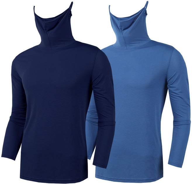 1+1 남성등산티셔츠 스판 냉감 베이스레이어 빅사이즈 아웃도어 쿨티