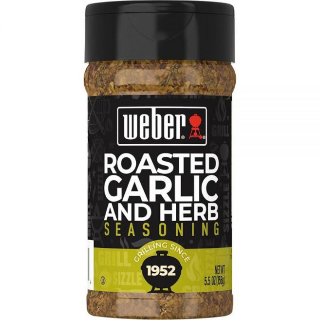 Weber 마늘 파마산 시즈닝 121.9g(4.3온스) 쉐이커 239289, 5.5 Ounce (Pack of 1), 121.9g, 1개