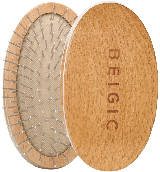 [SNS 대란템] [두피 순환 마사지] 베이지크 스칼프 마사지 헤어 브러시, 없음, 1개, 단품 - 쿠팡