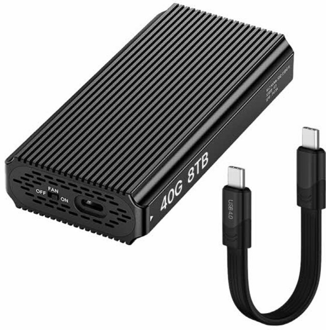 USB4 40G 썬더볼트4 NVMe M.2 SSD 인클로저