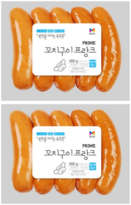 목우촌 주부9단 꼬치구이 프랑크 400g 2개