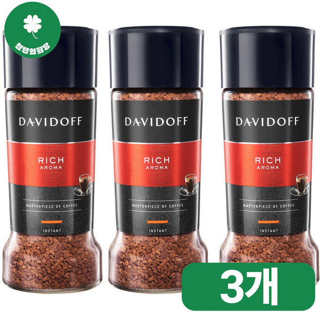 다비도프 리치 아로마 원두커피믹스, 100g, 1개입, 3개