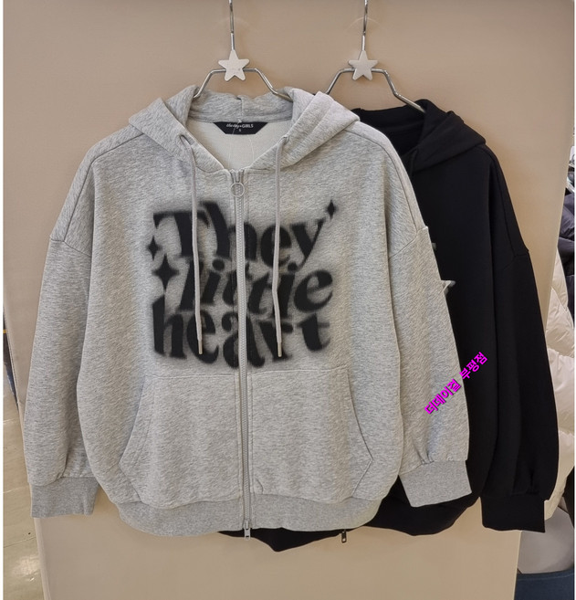 더데이걸 부평점 '26NEW 소매 투턱으로 볼륨감 살린 멋스럽고 편안한 간절기 여아 후드 집업