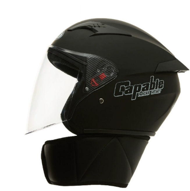 마이아이 오토바이 7XL 헬멧 특대형 빅사이즈 68cm 75cm, 6XL 블랙 탈부착워머