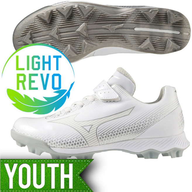 미즈노 야구 포인트화 유소년 포인트야구화 222201 화이트